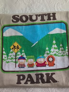 Ripple Junction South Park Graphic Tee Beige with Green and Blue
